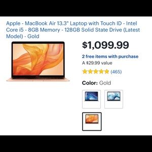 MacBook Air 13” 2018 with Touch ID